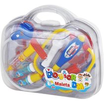MALETA DOUTOR DM COM ACESSORIO AZUL - DM TOYS