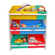 Estante Organizadora de Brinquedos Médio Colorido
