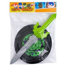 ESPADA E ESCUDO VERDE HULK 0345