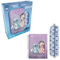 CAIXA CRIATIVA STITCH - CADERNO SMART + ESTOJO - 5319 - DAC