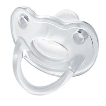 Chupeta Soft Divertida Transparente 100%Silicone 0-6m Lillo