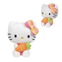 Pelúcia Hello Kitty Série Páscoa Sunny com Cenoura | Edição Fofa e Licenciada Sanrio para Presentear