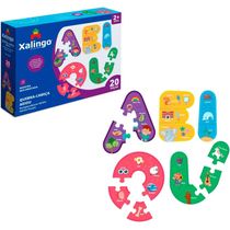 Quebra-Cabeça Vogais AEIOU 20 peças Xalingo