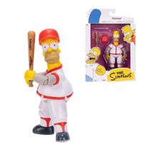 Boneco Articulável Homer Baseball The Simpsons Sunny | Edição Especial, Personagem Oficial e Perfeito para Fãs e Colecionadores da Série
