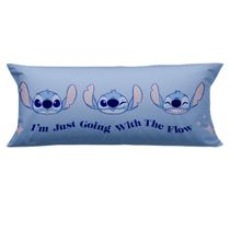 Almofada de Fibra Veludo Zona Criativa Stitch | Toque Macio, Estampa Licenciada Disney e Decoração Perfeita para Fãs do Personagem