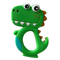 Mordedor Sensorial de Silicone Jacare Macio Verde Love