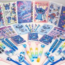 Kit Stitch 12 Itens Premium - Papelaria Criativa Caderno Disco