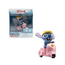 Boneco Stitch Lambreta Rosa Yume Zoom Sunny | Divertido, Charmoso e Ideal para Fãs da Disney e Passeios Cheios de Estilo