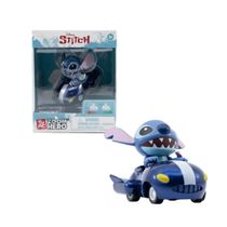 Boneco Stitch Carrinho Azul Marinho Yume Zoom Sunny | Divertido, Original e Ideal para Fãs da Disney e Aventuras Radicais