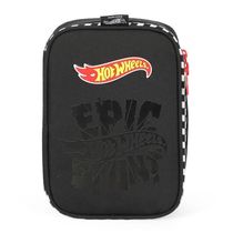 Estojo Box Escolar Hot Wheels Pista Preto Luxcel