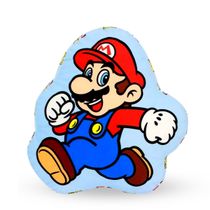 Almofada Veludo 3D Super Mario Evergreen