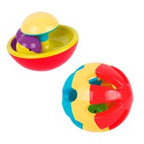 Kit Chocalho Infantil Pimpolho Colorido Bolinha