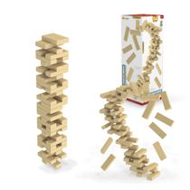 Torre Equilíbrio Clássica, Junges, Blocos Em Madeira Torremoto 54 Peças Brinquedo Crianças +6 Anos