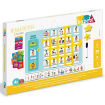 Brinquedo Educativo - Quadro Minha Rotina Estrelinhas - Babebi