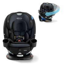 Cadeirinha para Carro Conversível Graco Turn2Me 3 em 1, Cambridge - Rotação com um Toque, Proteção Avançada e Conforto Ajustável