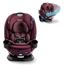 Cadeirinha de Carro Conversível Graco Turn2Me 3 em 1, London - Única com Rotação, Instalação Rápida e Estrutura Reforçada em Aço