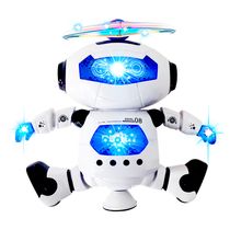 Brinquedo Infantil Robô Dancing Com Som E Luz 20cm