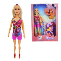 Boneca Fashion Praiana Ester Pica Pau com Acessórios – Brincadeira Estilosa e Divertida para Crianças