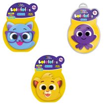 Kit 3 Mordedor Bolofofos Bebe Pow Sophie Rick Macio Original
