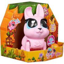 Pets Pixie Coelho Borrachinha Interativo Fun Cor Rosa