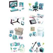 Blind Box, Caixa Surpresa, Re-Ment Miku Miku Room Transforme sua Decoração em um Sonho de Fã de Hatsune Miku!