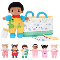 Pelúcia Dinossauro Baby Boy OUOZZZ - Presente Aniversário Meninos - Brinquedo Macio para Crianças e Irmãos Maiores