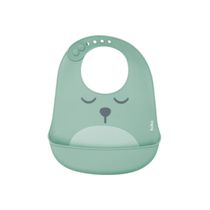 Babador Em Silicone C/Pega Migalhas Infantil Gumy Buba