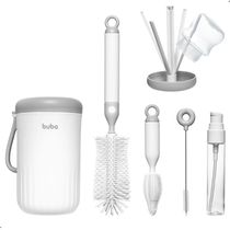 KIT LIMPEZA DE MAMADEIRA 5 EM 1 PORTATIL COM ESTOJO - BUBA