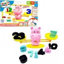 Brinquedo Didatico Jogo dos Numeros Balanca Hipopotamo Toyng