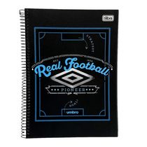 Caderno Espiral Umbro Football 1 Materia 80 Folhas Tilibra