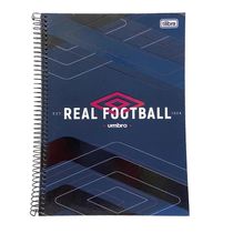 Caderno Espiral Umbro Football 1 Materia 80 Folhas Tilibra