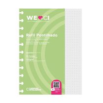 Refil De Folhas Pontilhadas Para Caderno Inteligente Grande