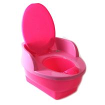 Penico Troninho Musical 3 Em 1 Assento Degrau Rosa Love