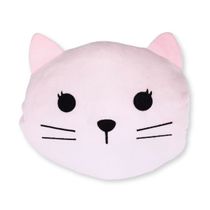 Almofada de Pelúcia Gato Rosa Fofy Toys para Apoio de Braços Confortável e Decorativa