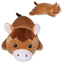 Cavalo de Pelúcia Almofada Plush Fizzy Toys Super Macio e Fofo para Presentear ou Decorar