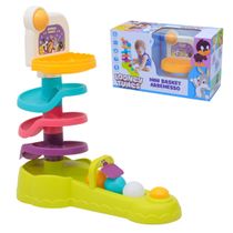 Mini Basquete Interativo Looney Tunes EBN Kids ZL40 com Arremesso Divertido para Crianças