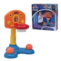 Cestinha de Basquete Infantil com Som e Luz Space Jam Looney Tunes EBN Kids ZL01 Interativa
