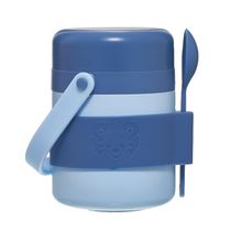 Pote Termico De Inox Bebe Com Colher 300ml Tigor BB Little