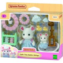 HORA DO BANHO DOS IRMAOS ENSABOADOS SYLVANIAN FAMILIES - EPOCH