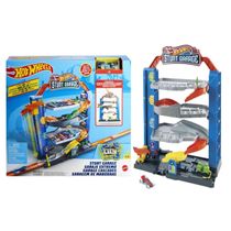 Conjunto Garagem de Manobras - Stunt Garage - Hot Wheels City - Mattel