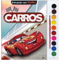 Livro Brincando com Aquarela - Todolivro -  CARROS