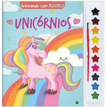 Livro Brincando com Aquarela - Todolivro -  UNICORNIO