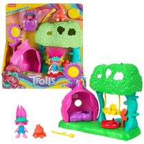 Playset Trolls com Figura de Papoula para Brincar de Faz de Conta para Crianças de 3 Anos ou Mais, Fisher-Price Imaginext