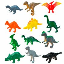 Kit Miniaturas Animais Jurássicos 12 Peças - Ark Toys
