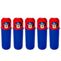 Kit 5 Lembrancinhas Festa Box Multiuso Giratório p/ Sacola Surpresa Patrulha Canina