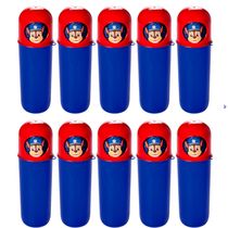 Kit 10 Lembrancinhas Festa Box Multiuso Giratório p/ Sacola Surpresa Patrulha Canina