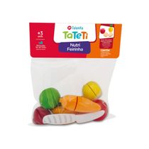Nutri Feirinha Tateti Frutinhas Velcro Crec Crec Infantil