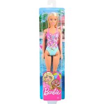 Boneca Barbie Praia com Maiô Pink HXX48 - Mattel