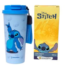 Copo Térmico Inox Baker 500ML STITCH DISNEY - Zona Criativa