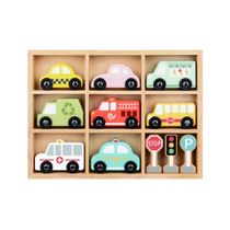 CONJUNTO CARRINHOS E PLACAS DE TRÂNSITO